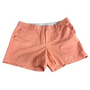 Sandro Chino Shorts Sz 16 Peach Casual Short High-Rise 5" Inseam Cotton